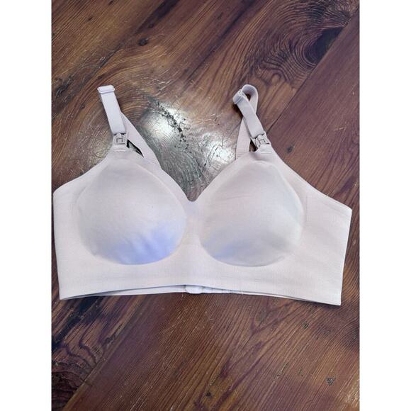 Momcozy Nursing Bra Seamless Ultra Comfort Maternity Bra Nude Size M - Picture 1 of 7